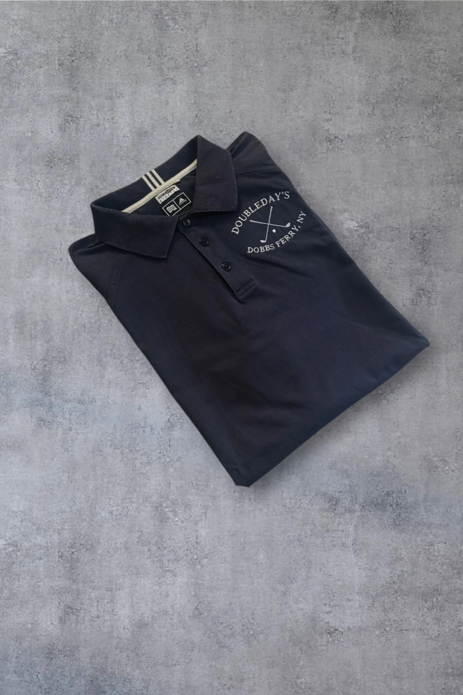 | Polo Adidas Masculino | Cor Azul Marinho | Navy Doubleday's | Dobbs Ferry | Tamanho 2XL | – photo 2